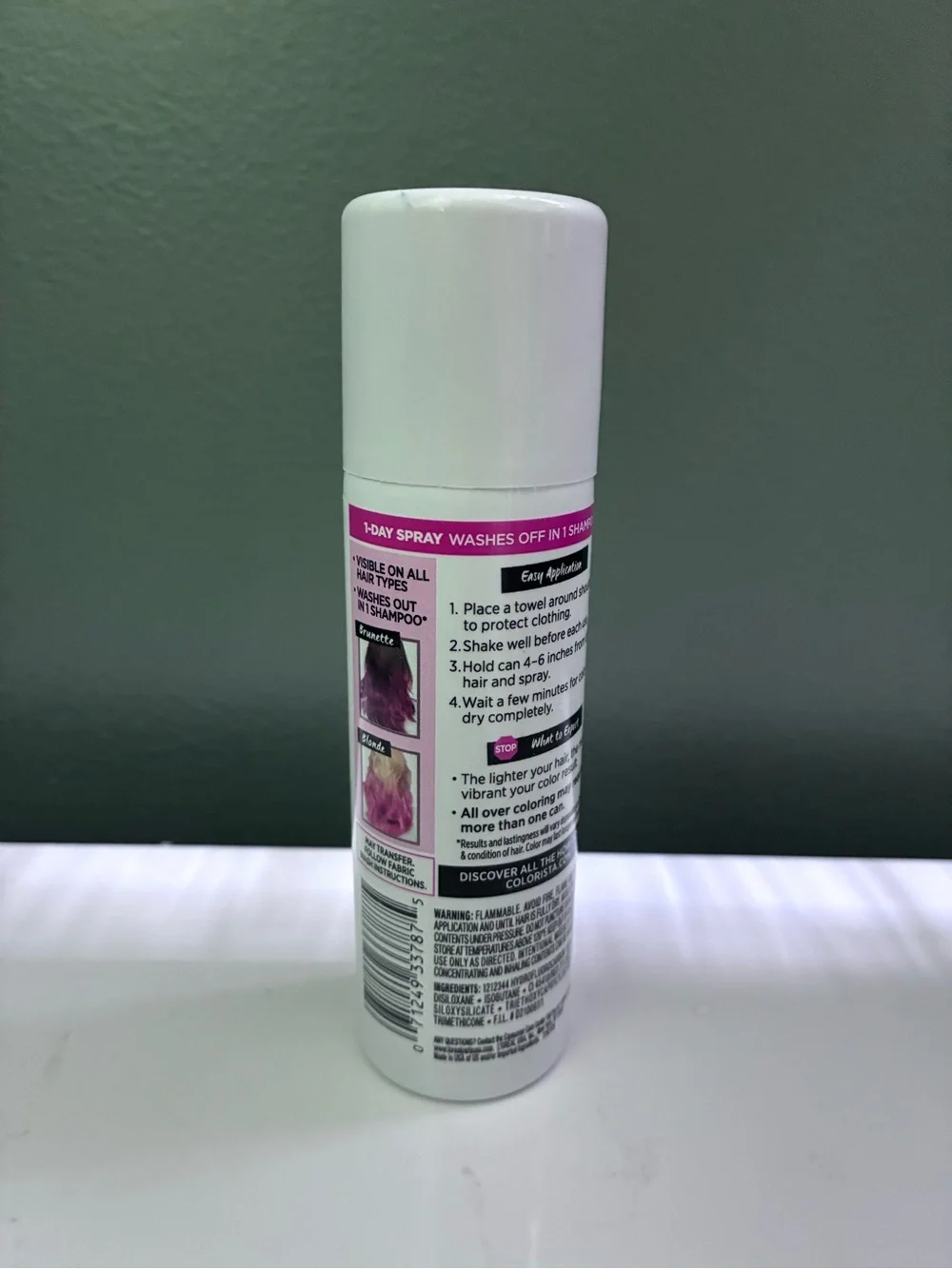 L'Oreal Colorista 1-Day Color Spray - Hot Pink